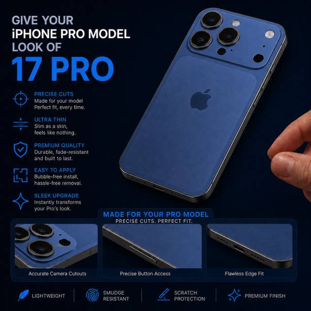 PLACIDO Premium Converter for iPhone 16 Pro to iPhone 17 Pro Mobile Skin