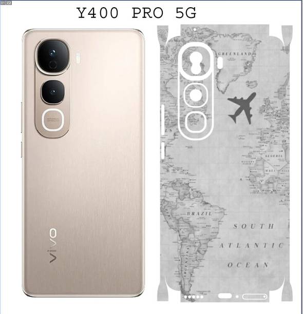 visara Full back skin for Vivo Y400 Pro 5g, Scratch & Bubble Free Mobile Skin