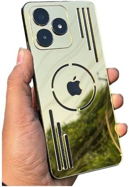 CoverbyDj Realme C53, C51 , Narzo n53 to IPhone converter with Circle Logo Mobile Skin