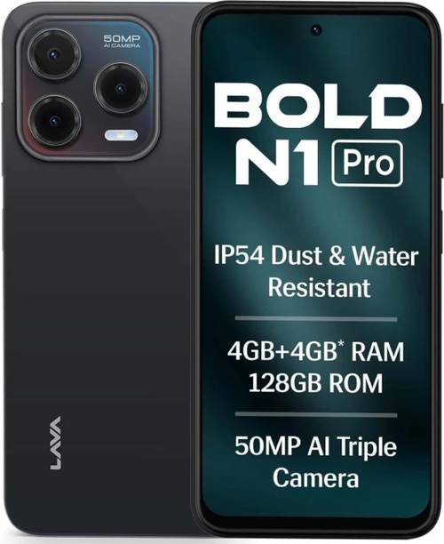 LAVA Bold N1 Pro (Stealth Black, 128 GB)