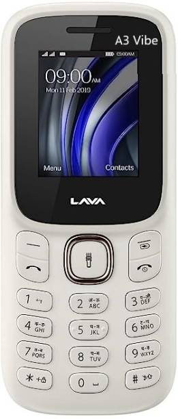 LAVA A3 Vibe DS Keypad Mobile| 1750 mAh Battery|Expandable Storage 32GB