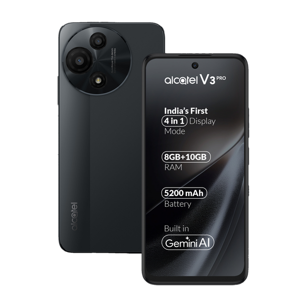 Alcatel V3 Pro 5G (Metallic Grey, 256 GB)