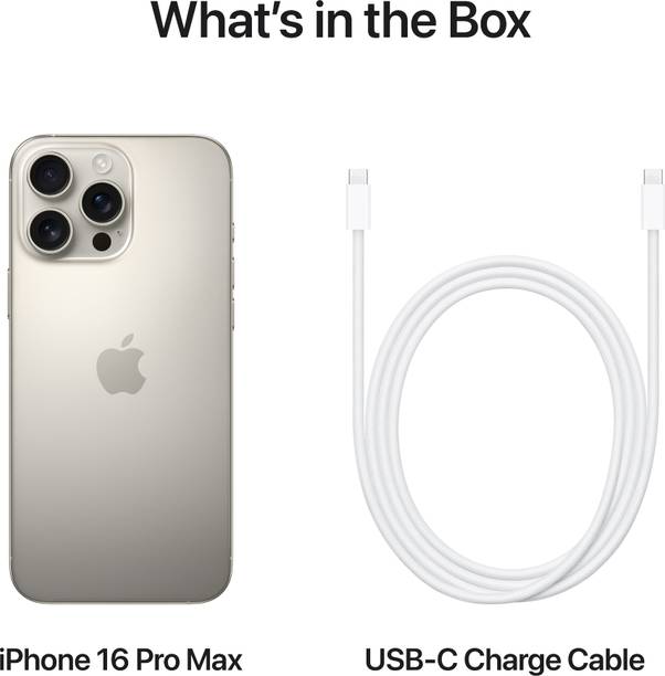 Apple iPhone 16 Pro Max (Natural Titanium, 512 GB)