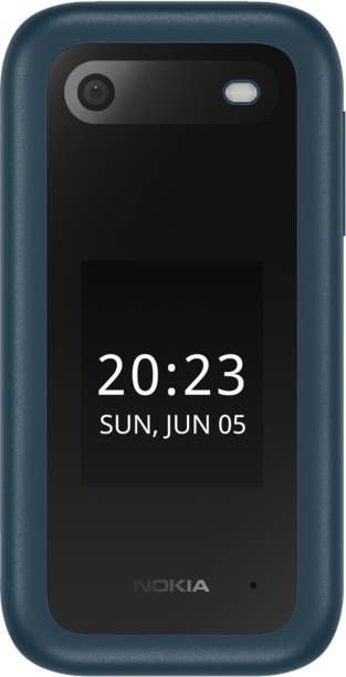 Nokia 2660 Flip 4G Volte Blue keypad Mobile with Dual S...