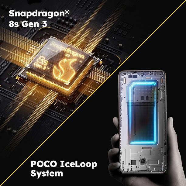POCO F6 5G (Black, 256 GB)  (12 GB RAM)