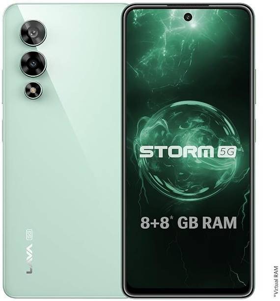 LAVA Storm 5G (Gale Green, 128 GB)