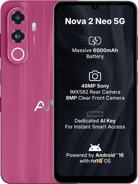Ai+ Nova 2 Neo 5G (Red, 128 GB)