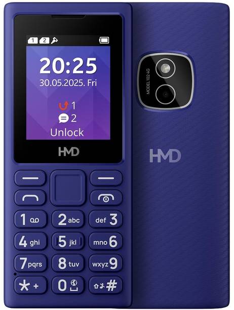 hmd 102 4G Feature Phone with Cloud Phone Apps, Type C Fast Charging