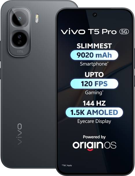 vivo T5 Pro 5G (Cosmic Black, 128 GB)