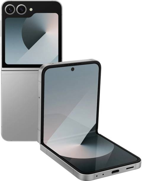 Samsung Galaxy Z Flip6 5G (Silver Shadow, 512 GB)
