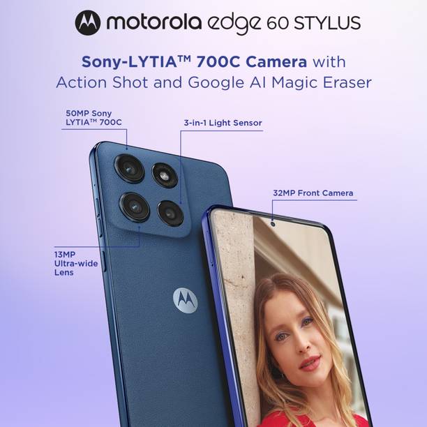 MOTOROLA Edge 60 Stylus (PANTONE Surf the Web, 256 GB)