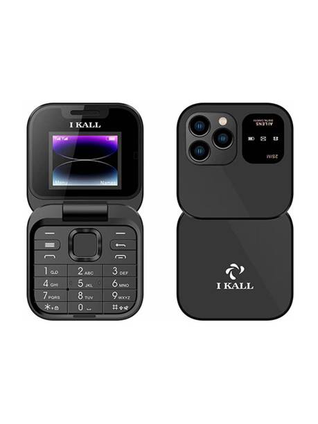 I Kall A5 Flip Mobile Phone - FM Radio, King Voice, Call & SMS Indicator Light