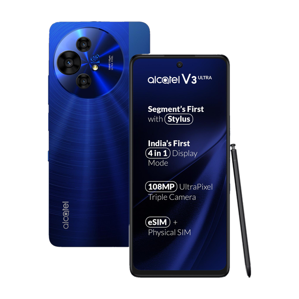 Alcatel V3 Ultra 5G (Hyper Blue, 128 GB)