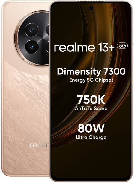 realme 13+ 5G (Victory Gold, 128 GB) 8 GB RAM