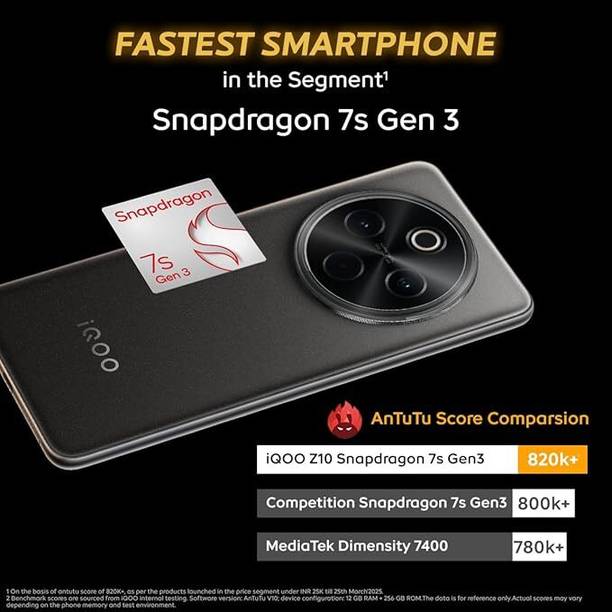 IQOO Z10 5G (Black, 128 GB)
