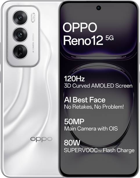 OPPO Reno 12 5G (Astro Silver, 256 GB)