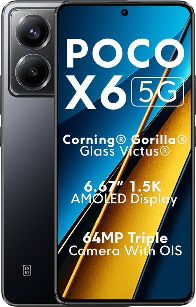 POCO X6 5G (Mirror Black, 256 GB)