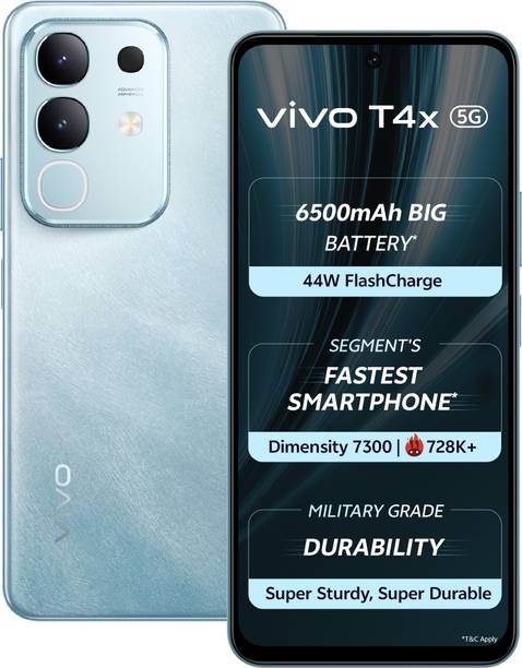 vivo T4x 5G (Marine Blue, 128 GB)