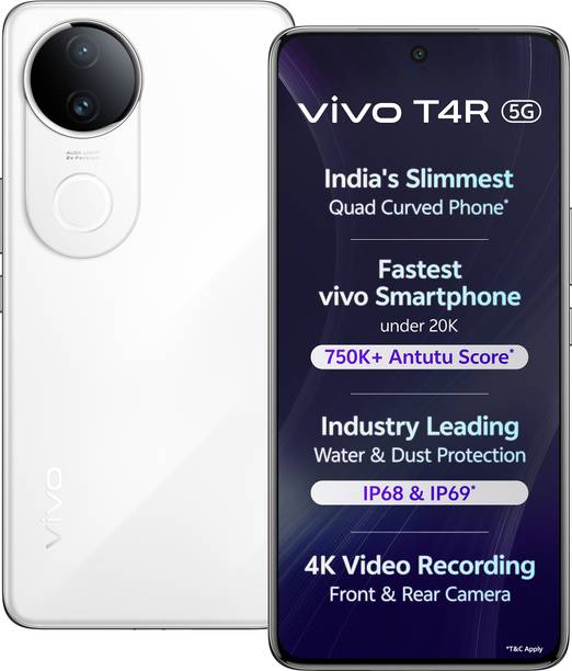 vivo T4R 5G (Arctic White, 256 GB)