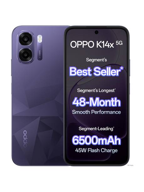 OPPO K14x 5G (Prism Violet, 64 GB)