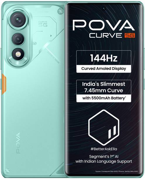 Tecno Pova Curve 5G (Neon Cyan, 128 GB)
