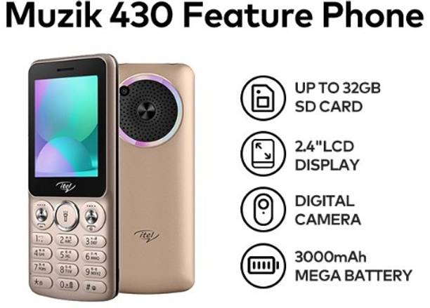 itel ik 430 | 2.4 inch Big Display | 3000 mAh Battery | 2000 Contacts | it 5093