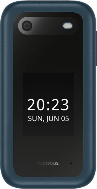 Nokia 2660 Flip 4G Volte Blue keypad Mobile with Dual Sim & Screen, MP3 Player