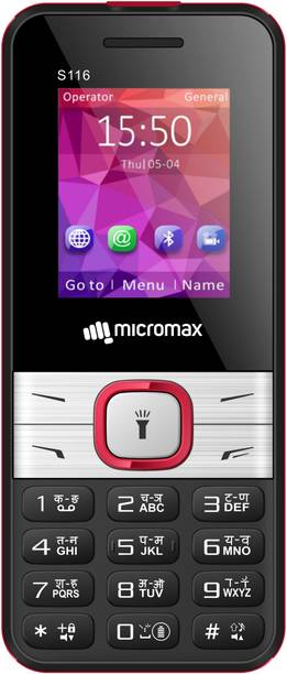 Micromax S116 (Black+Red)