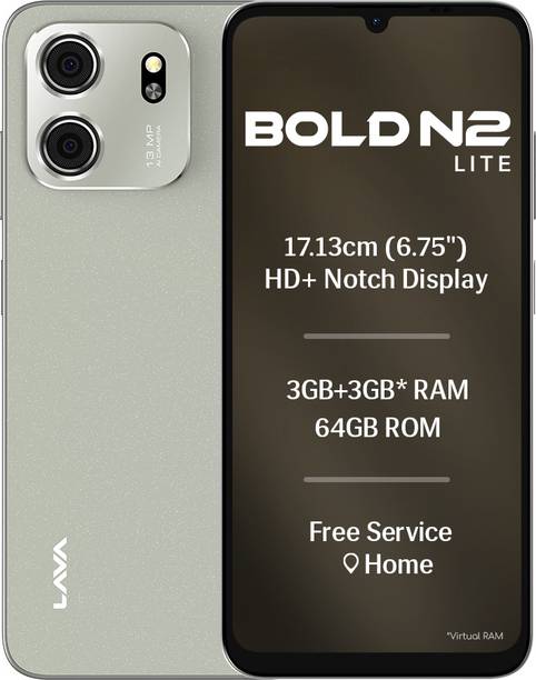 LAVA Bold N2 Lite (Kolar Gold, 64 GB)