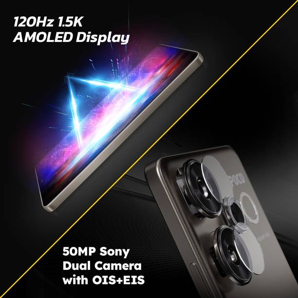 POCO F6 5G (Black, 256 GB)  (12 GB RAM)