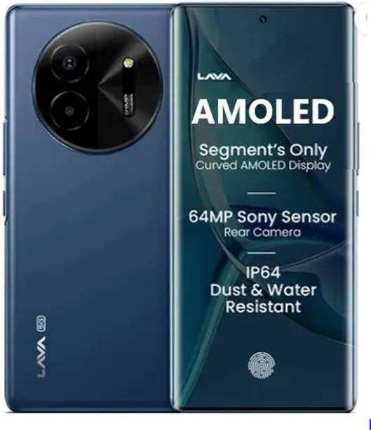 LAVA Blaze Amoled (Sapphire Blue, 128 GB)