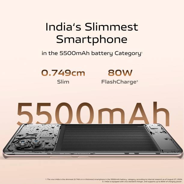 vivo V40e 5G (Royal Bronze, 128 GB)