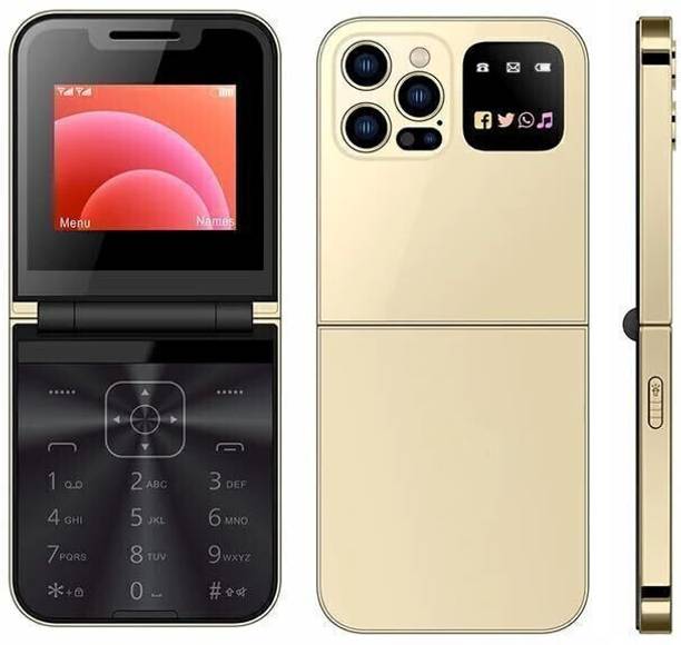 FUZIQRA AL PRODUCTS Rock Z Flip Dual Sim |Keypad Mobile| with 2.4" Display Call & SMS Indicator