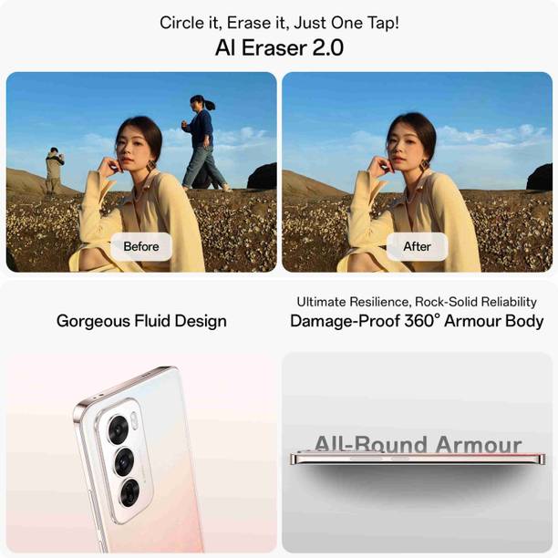 OPPO Reno12 5g (Sunset Peach, 256 GB)  (8 GB RAM)
