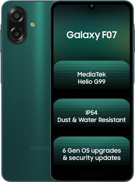 Samsung Galaxy F07 (Green, 64 GB)