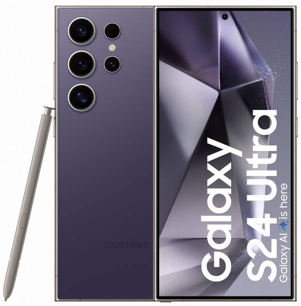 SAMSUNG Galaxy S24 Ultra 5G (Titanium Violet, 256 GB)