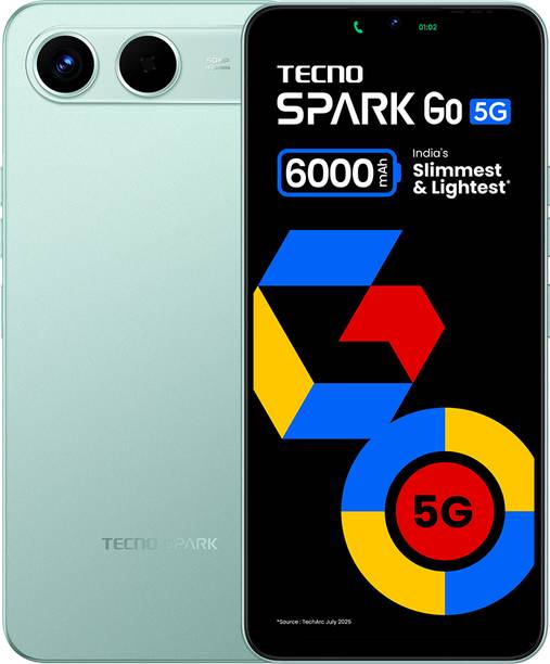 Tecno Spark Go 5G (Turquoise Green, 128 GB)