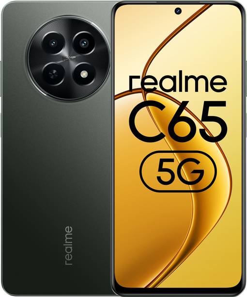 realme C65 5G (Glowing Black, 64 GB) (4 GB RAM)