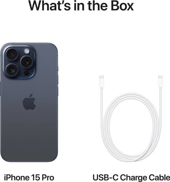 APPLE iPhone 15 Pro (Blue Titanium, 256 GB)