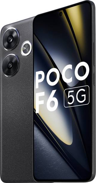 POCO F6 5G (Black, 256 GB)  (12 GB RAM)