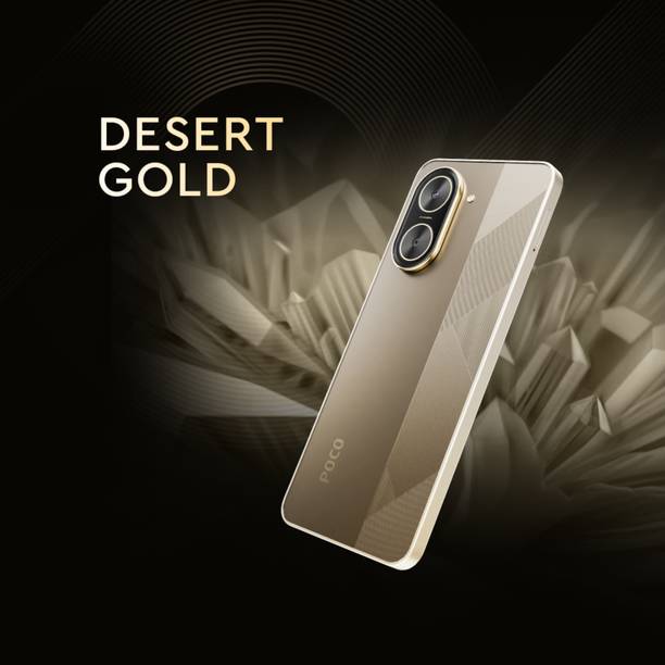 POCO C71 – Locked with Airtel Prepaid (Desert Gold, 64 GB)