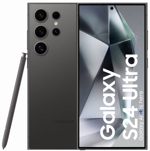 SAMSUNG Galaxy S24 Ultra 5G (Titanium Black, 256 GB)