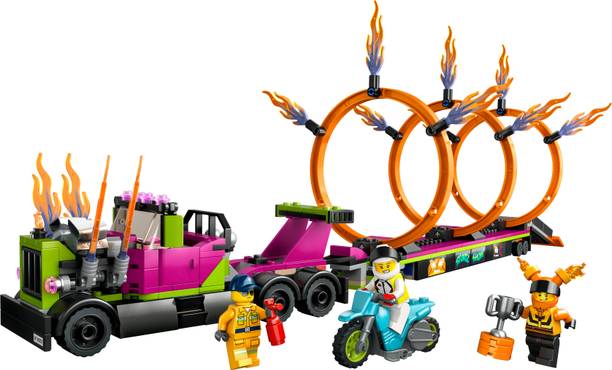 LEGO Stunt Truck & Ring of Fire Challenge 60357