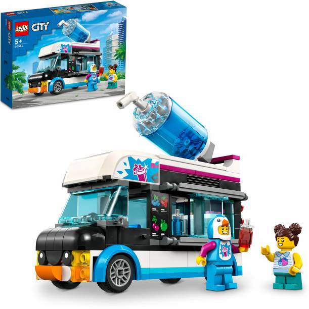 LEGO City Penguin Slushy Van (194 Blocks) Model Building Kit