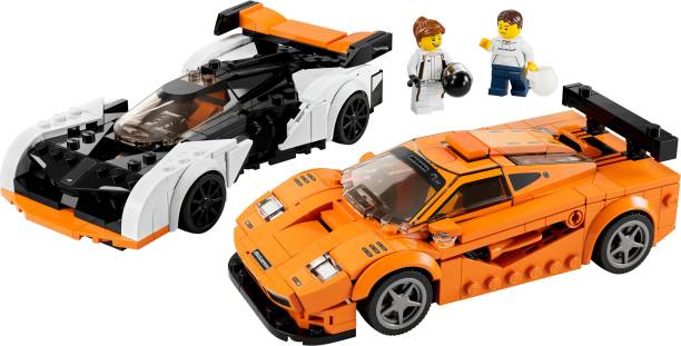 LEGO Speed Champions McLaren Solus GT & McLaren F1 LM (581 Blocks) Model Building Kit
