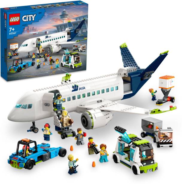LEGO City Passenger Airplane (930 Blocks) Model Building Kit