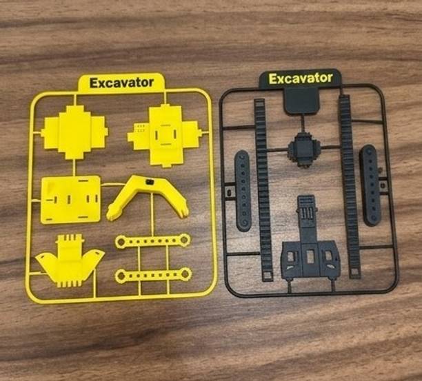 Voxelvibe JCB KIT CARD Model Building Kit