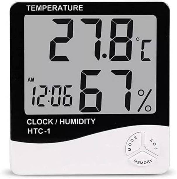 Afpin room temperature meter digital | indoor thermometer for room HTC-1 Humidity meter | room temperature meter for home|indoor thermometer All-in-One Digital Moisture Measurer