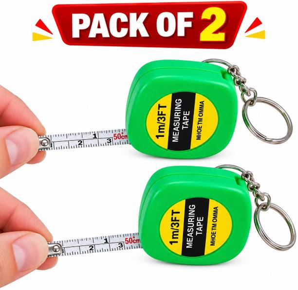 Goodfinds Mini Tape Measure Keychain Mini Tape Measure Keychain All-in-One Analog Moisture Measurer