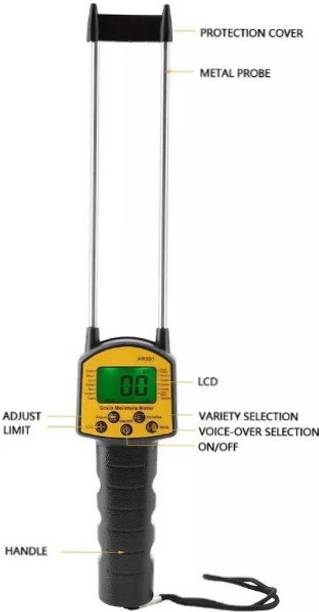RCSP Digital Grain Moisture Meter for Corn Wheat Rice Bean Wheat AR991 Moisture Meter Pin-Type Digital Moisture Measurer